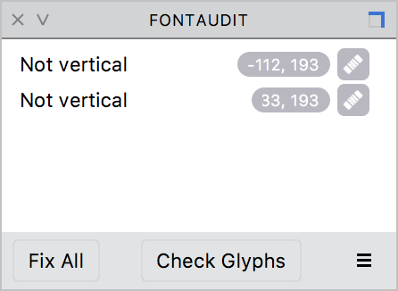 fontaudit in fontlab studio 5.2