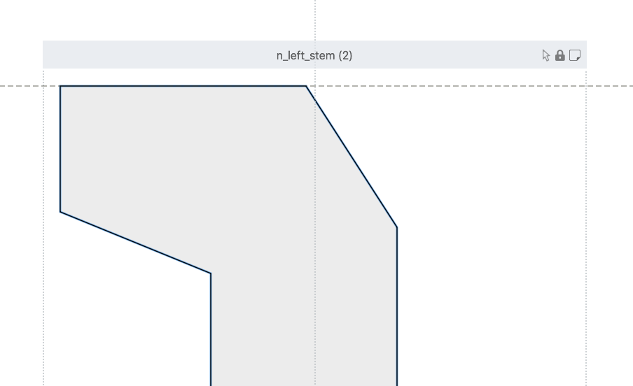 Showing locked element