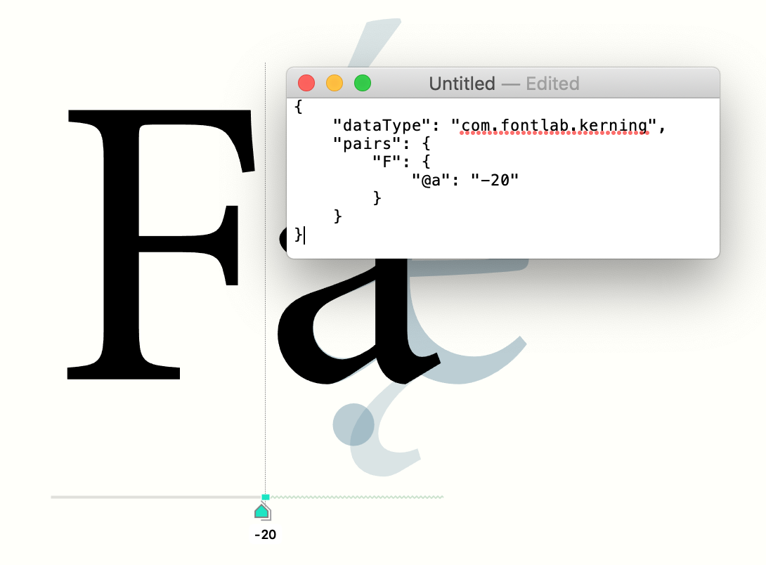 adjust kerning in fontself maker forum