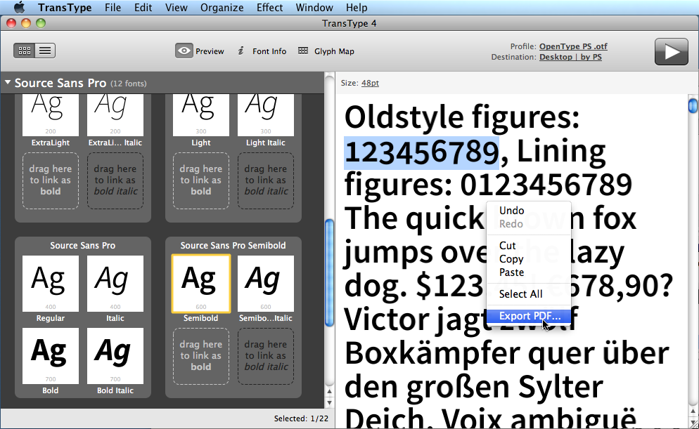 fontlab transtype